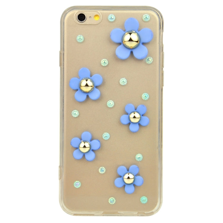 Fashionable Ultrathin Daisy Pattern Acrylic TPU Protective Case for iPhone 6 & 6S