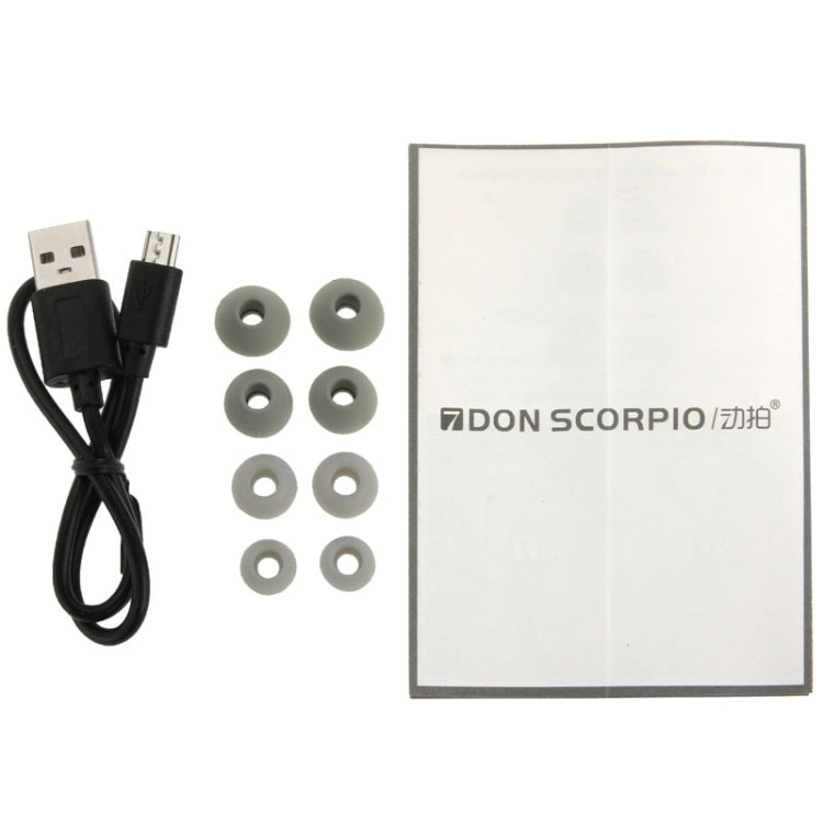 7 DON SCORPIO SMUSHROOM Bluetooth Stereo Sport in-ear Earphone with Mic(Red)