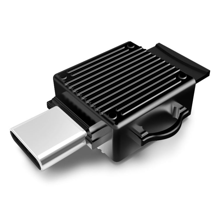 YAOMAISI Q24 2 in 1 Toolbox Shape Type-C Metal Memory Card Reader, Support TF Card