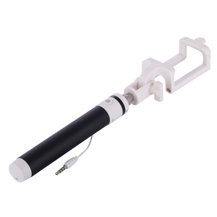 Portable Wire Controlled Macarons Selfie Stick Monopod Folding Extendable Pocket Handheld Holder, For iPhone, Galaxy, Huawei, Xiaomi, LG, HTC and Other Smart Phones, Folded Length: 18.9cm, Max Extension Length: 81.6cm