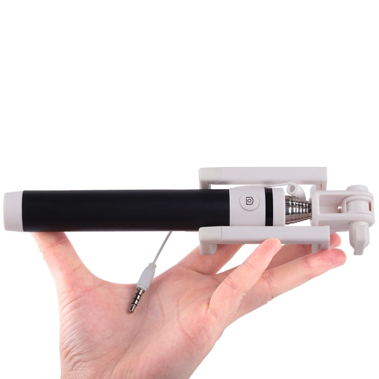 Portable Wire Controlled Macarons Selfie Stick Monopod Folding Extendable Pocket Handheld Holder, For iPhone, Galaxy, Huawei, Xiaomi, LG, HTC and Other Smart Phones, Folded Length: 18.9cm, Max Extension Length: 81.6cm