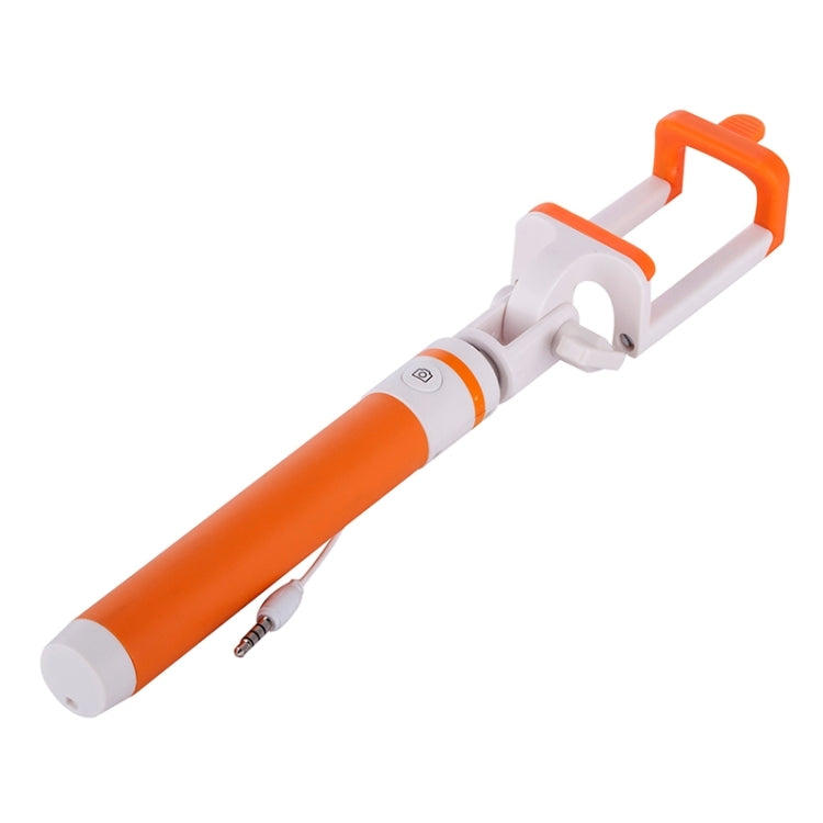 Portable Wire Controlled Macarons Selfie Stick Monopod Folding Extendable Pocket Handheld Holder, For iPhone, Galaxy, Huawei, Xiaomi, LG, HTC and Other Smart Phones, Folded Length: 18.9cm, Max Extension Length: 81.6cm