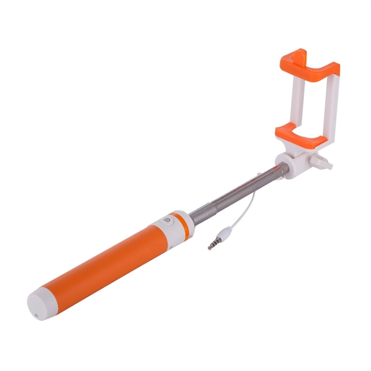 Portable Wire Controlled Macarons Selfie Stick Monopod Folding Extendable Pocket Handheld Holder, For iPhone, Galaxy, Huawei, Xiaomi, LG, HTC and Other Smart Phones, Folded Length: 18.9cm, Max Extension Length: 81.6cm