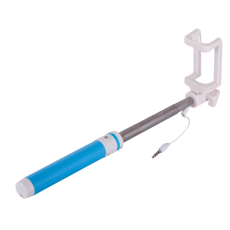 Portable Wire Controlled Macarons Selfie Stick Monopod Folding Extendable Pocket Handheld Holder, For iPhone, Galaxy, Huawei, Xiaomi, LG, HTC and Other Smart Phones, Folded Length: 18.9cm, Max Extension Length: 81.6cm