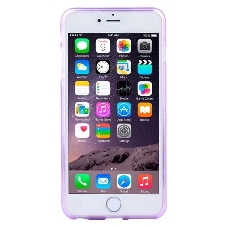 For iPhone 6 Embossment Diamond-Encrusted Angel Wings Pattern TPU Protective Case
