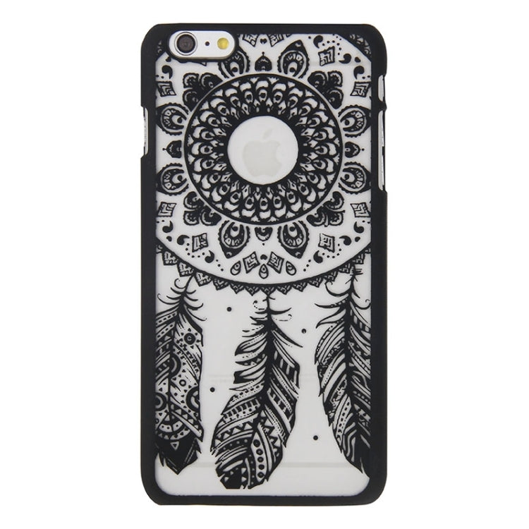 Glass Window Grilles Style Windbell Pattern Plastic Cover for iPhone 6