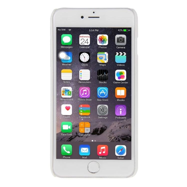 Glass Window Grilles Style Windbell Pattern Plastic Cover for iPhone 6