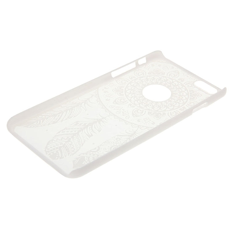 Glass Window Grilles Style Windbell Pattern Plastic Cover for iPhone 6