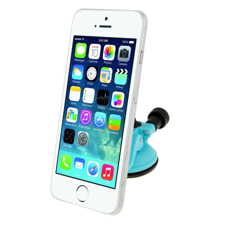 360 Degree Rotatable Cup Holder / Desktop Stand, For iPad, iPhone, Galaxy, Huawei, Xiaomi, LG, HTC and Other Smart Phones(Blue)