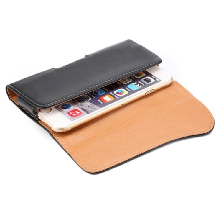 Crazy Horse Texture Vertical Flip Leather Case / Waist Bag with Back Splint and Arch Design for iPhone 6 & 6S