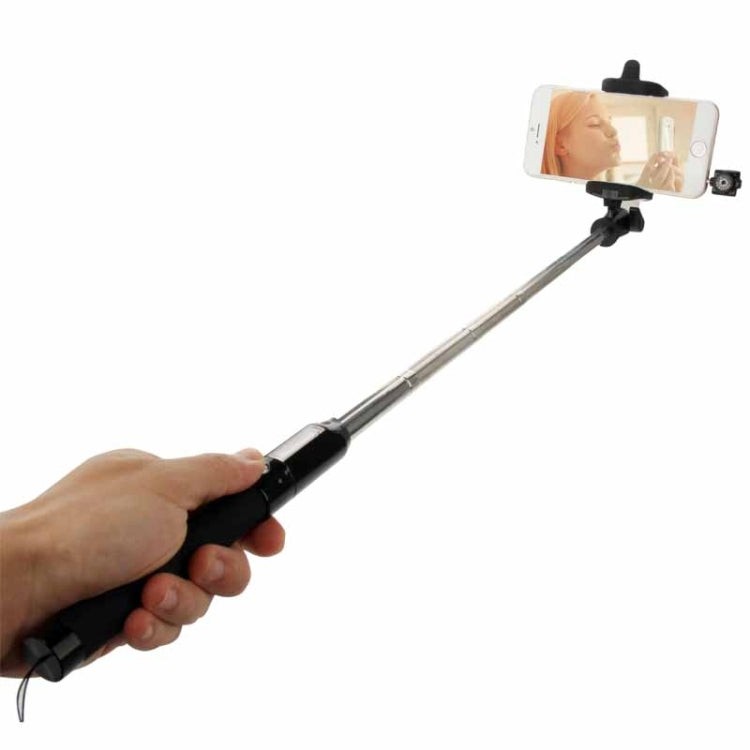 Infrared Ray Selfie Monopod / Foldable all-in-one Monopod / Portable Self-timer Handheld Monopod for Smartphones, Folded Length: 21.5cm,Extended Length: 65cm
