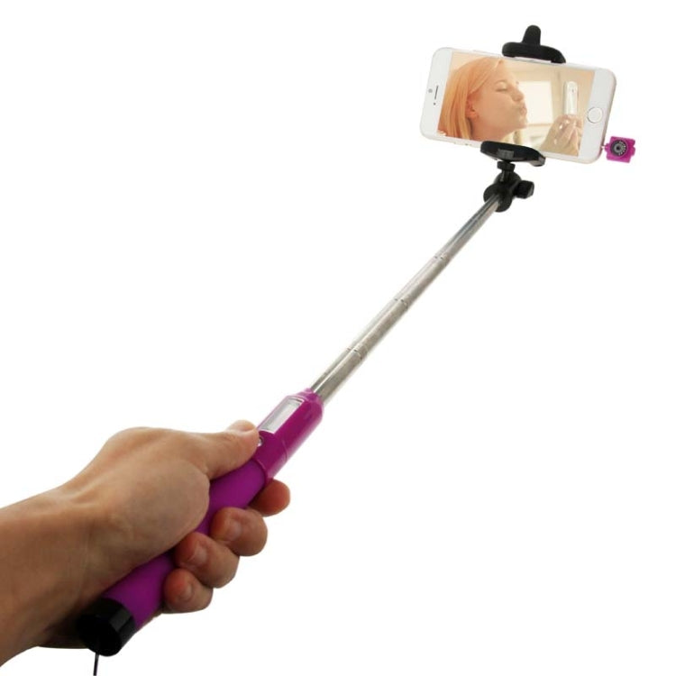 Infrared Ray Selfie Monopod / Foldable all-in-one Monopod / Portable Self-timer Handheld Monopod for Smartphones, Folded Length: 21.5cm,Extended Length: 65cm