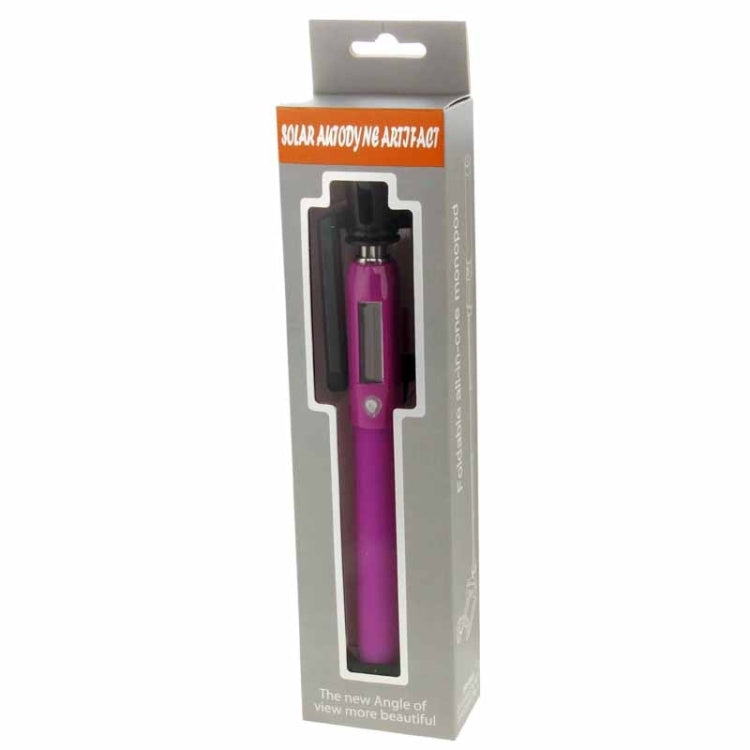 Infrared Ray Selfie Monopod / Foldable all-in-one Monopod / Portable Self-timer Handheld Monopod for Smartphones, Folded Length: 21.5cm,Extended Length: 65cm