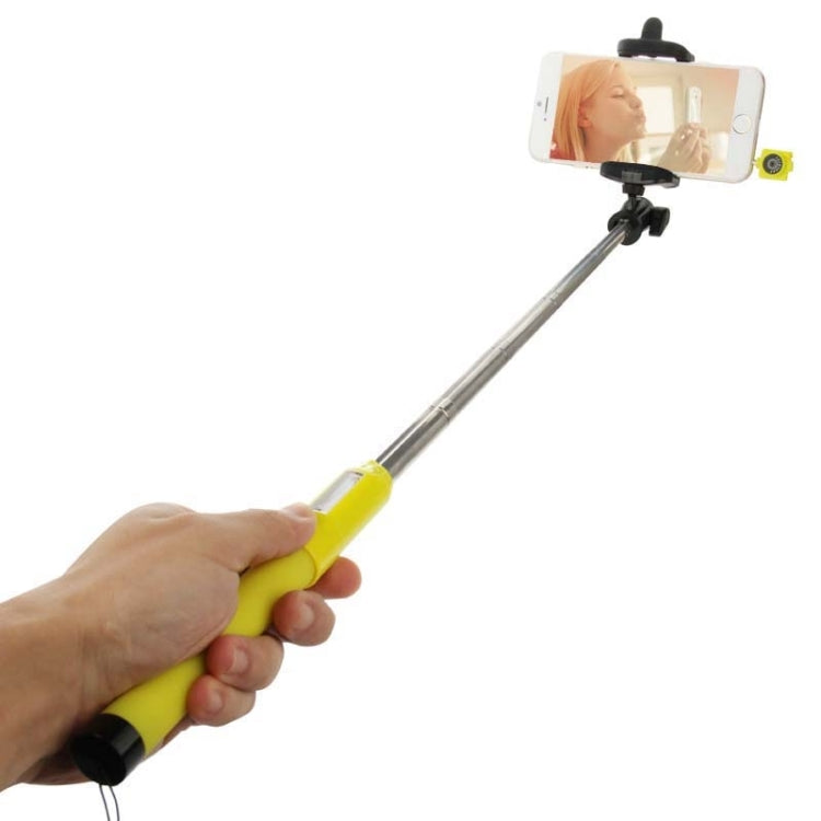 Infrared Ray Selfie Monopod / Foldable all-in-one Monopod / Portable Self-timer Handheld Monopod for Smartphones, Folded Length: 21.5cm,Extended Length: 65cm