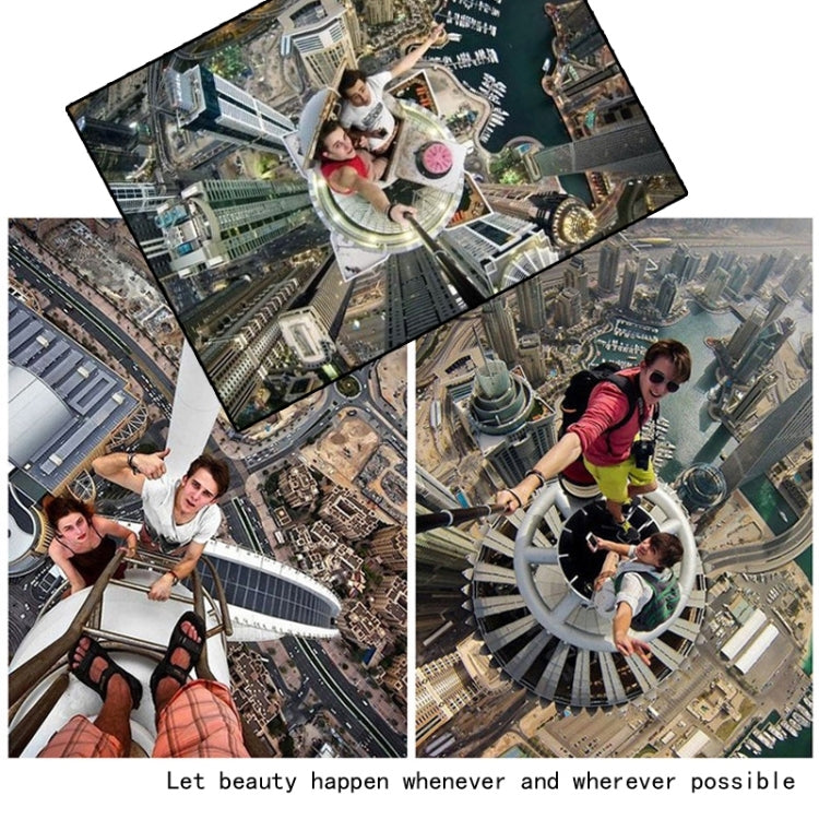 Infrared Ray Selfie Monopod / Foldable all-in-one Monopod / Portable Self-timer Handheld Monopod for Smartphones, Folded Length: 21.5cm,Extended Length: 65cm