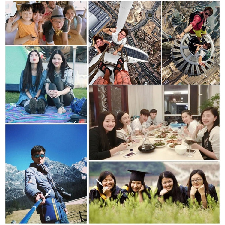 Portable Wire Controlled Monopod Folding Extendable Handheld Pocket Holder Selfie Stick with Sync LED Flash Light (rk-mini4) for iOS & Android Phone, Folded Length: 13.5cm, Max Extension Length: 70.0cm