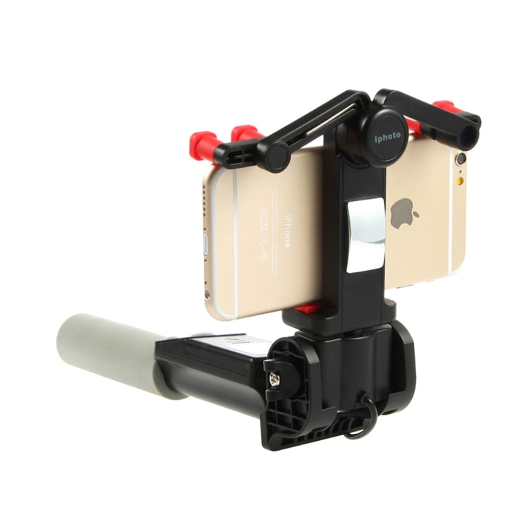 Portable 360 Degrees Smart Rotation Bluetooth Wireless Selfie Stick Monopod Folding Extendable Handheld Holder with Glass & Hand Strap Hole & Cloth Bag for iOS & Android Phone, Folded Length: 25cm, Max Extension Length: 90cm