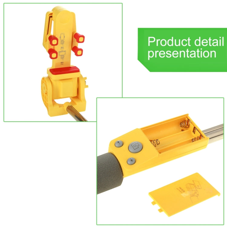 Portable 360 Degrees Smart Rotation Bluetooth Wireless Selfie Stick Monopod Folding Extendable Handheld Holder with Glass & Hand Strap Hole & Cloth Bag for iOS & Android Phone, Folded Length: 25cm, Max Extension Length: 90cm