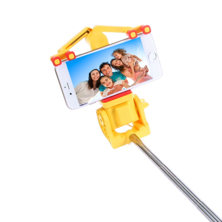 Portable 360 Degrees Smart Rotation Bluetooth Wireless Selfie Stick Monopod Folding Extendable Handheld Holder with Glass & Hand Strap Hole & Cloth Bag for iOS & Android Phone, Folded Length: 25cm, Max Extension Length: 90cm