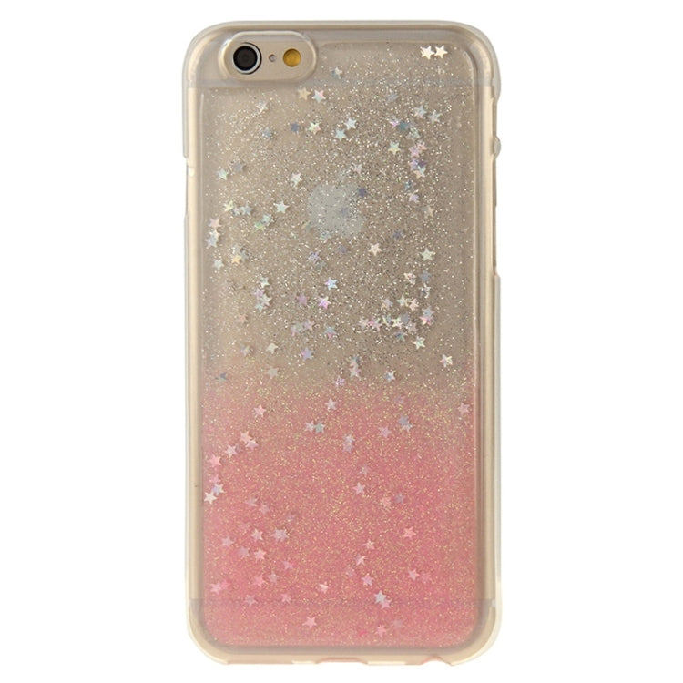Two-Tone Star Sequins Flash Powder Series TPU Protective Case for iPhone 6 & 6S