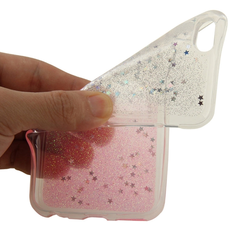 Two-Tone Star Sequins Flash Powder Series TPU Protective Case for iPhone 6 & 6S