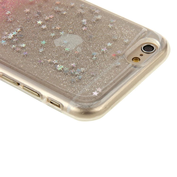 Two-Tone Star Sequins Flash Powder Series TPU Protective Case for iPhone 6 & 6S