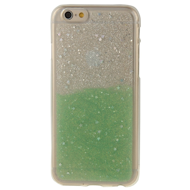 Two-Tone Star Sequins Flash Powder Series TPU Protective Case for iPhone 6 & 6S