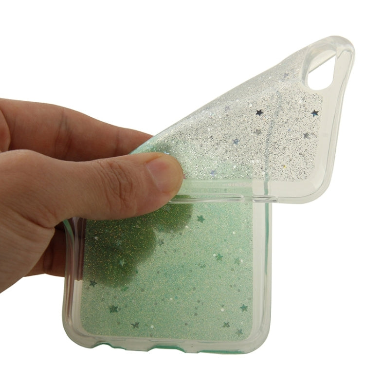 Two-Tone Star Sequins Flash Powder Series TPU Protective Case for iPhone 6 & 6S