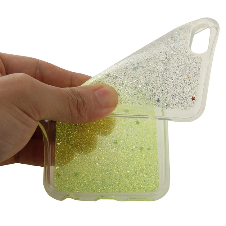 Two-Tone Star Sequins Flash Powder Series TPU Protective Case for iPhone 6 & 6S