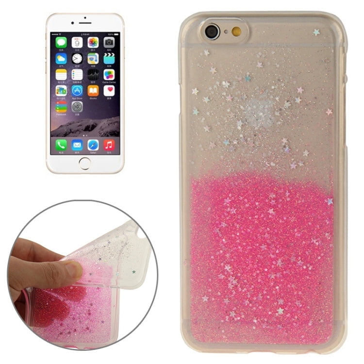Two-Tone Star Sequins Flash Powder Series TPU Protective Case for iPhone 6 & 6S