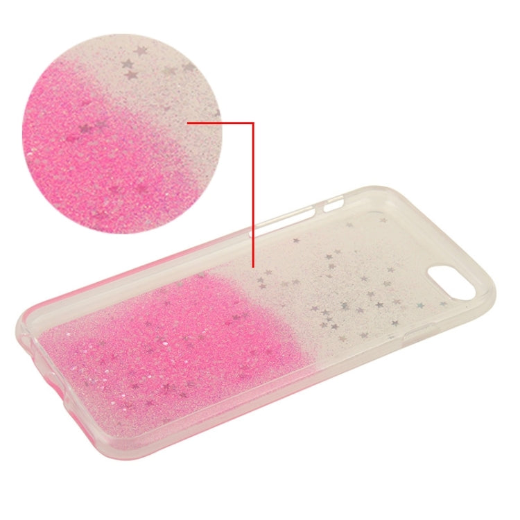 Two-Tone Star Sequins Flash Powder Series TPU Protective Case for iPhone 6 & 6S