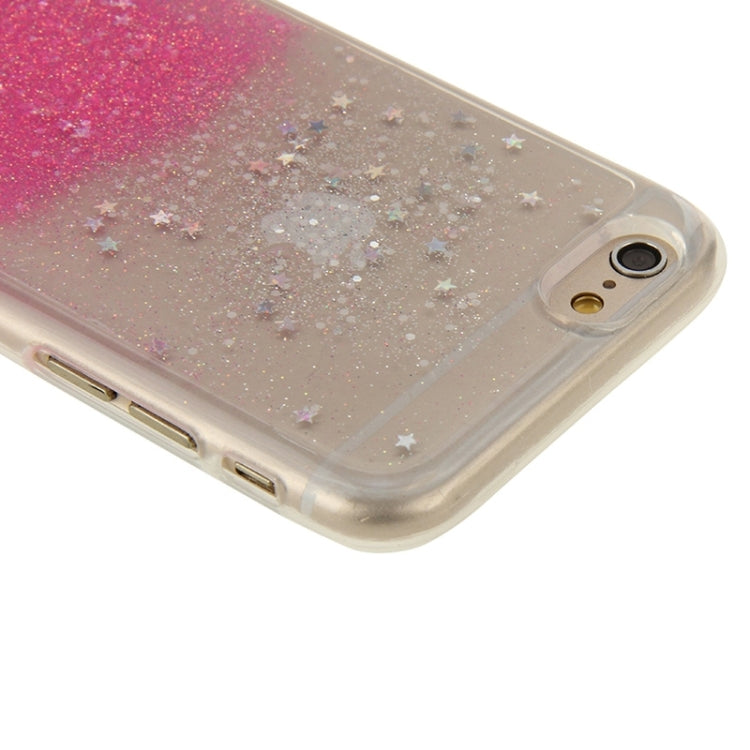 Two-Tone Star Sequins Flash Powder Series TPU Protective Case for iPhone 6 & 6S