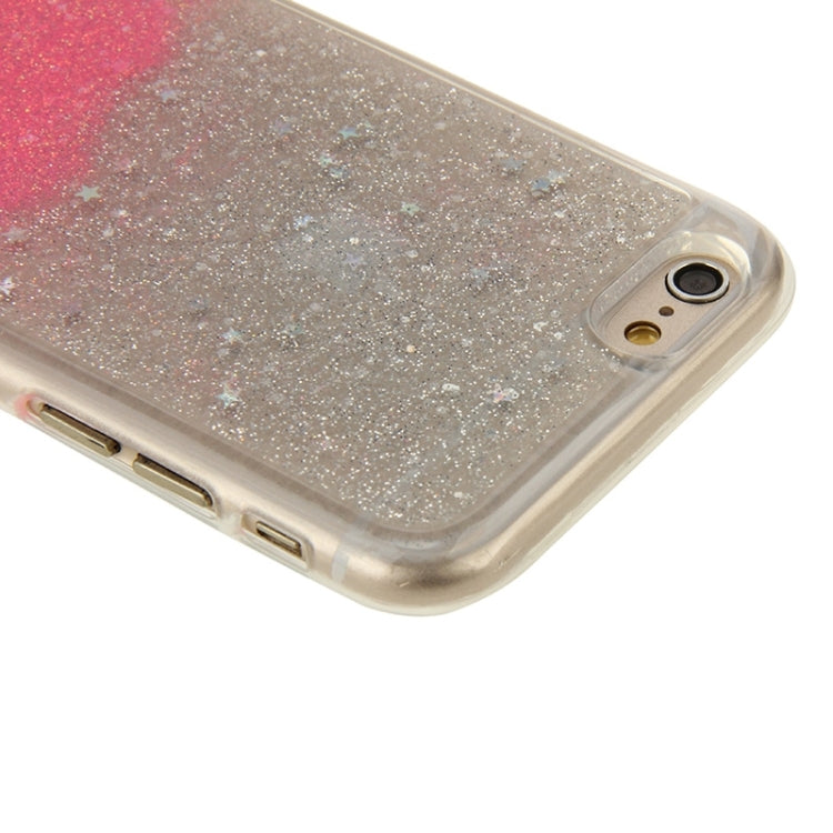 Two-Tone Star Sequins Flash Powder Series TPU Protective Case for iPhone 6 & 6S