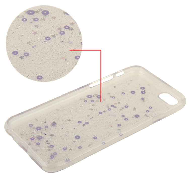 Transparent Star Sequins Flash Powder Series TPU Protective Case for iPhone 6 & 6S