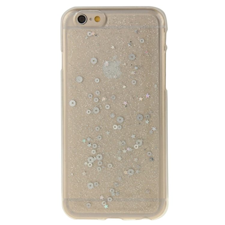 Transparent Star Sequins Flash Powder Series TPU Protective Case for iPhone 6 & 6S
