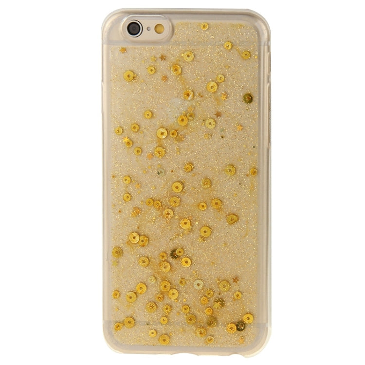 Transparent Star Sequins Flash Powder Series TPU Protective Case for iPhone 6 & 6S