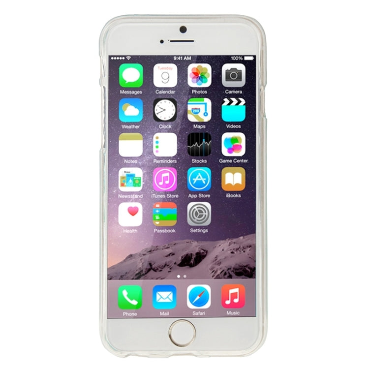 Transparent Star Sequins Flash Powder Series TPU Protective Case for iPhone 6 & 6S