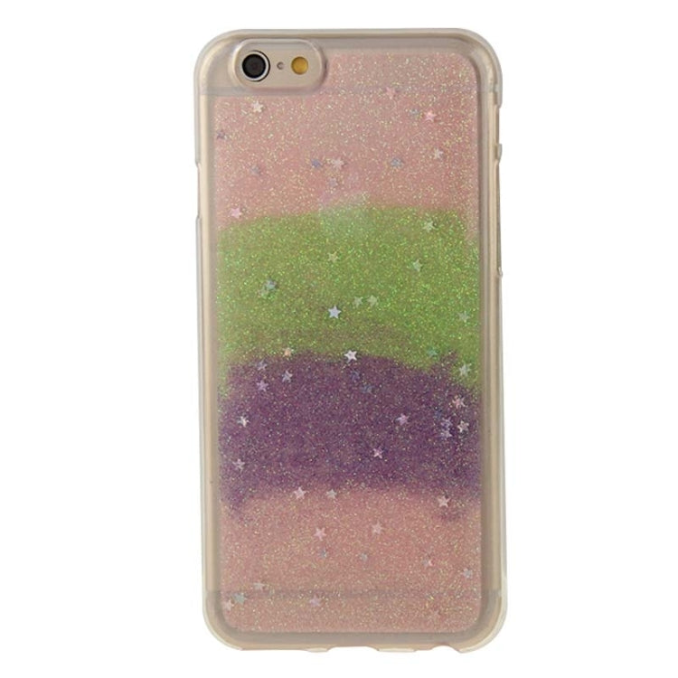 Multicolor Star Sequins Flash Powder Series TPU Protective Case for iPhone 6 & 6S