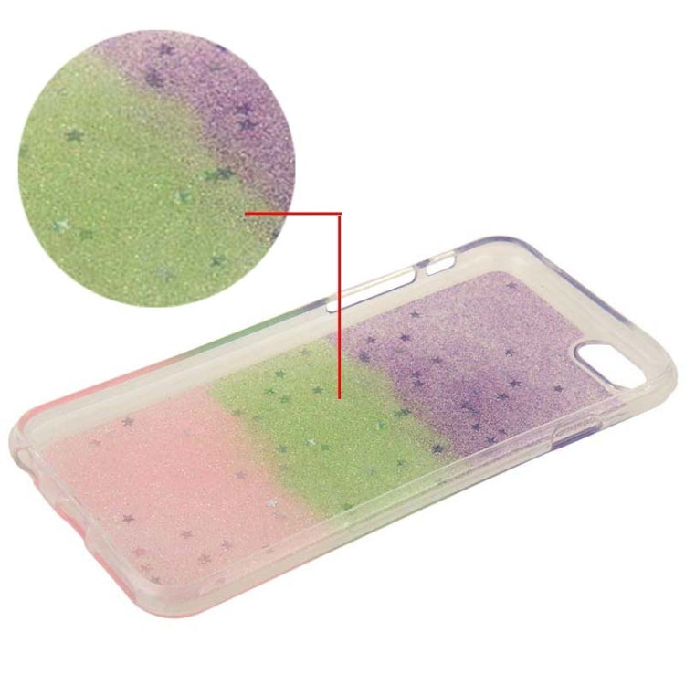 Multicolor Star Sequins Flash Powder Series TPU Protective Case for iPhone 6 & 6S