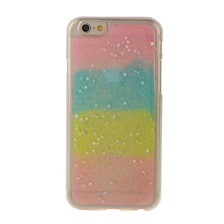 Multicolor Star Sequins Flash Powder Series TPU Protective Case for iPhone 6 & 6S