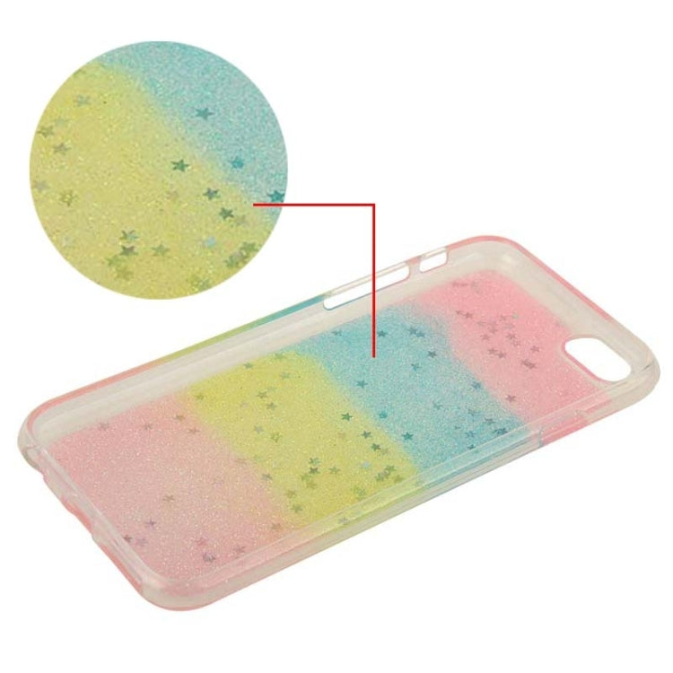 Multicolor Star Sequins Flash Powder Series TPU Protective Case for iPhone 6 & 6S