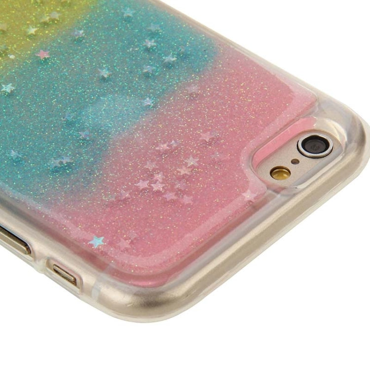 Multicolor Star Sequins Flash Powder Series TPU Protective Case for iPhone 6 & 6S