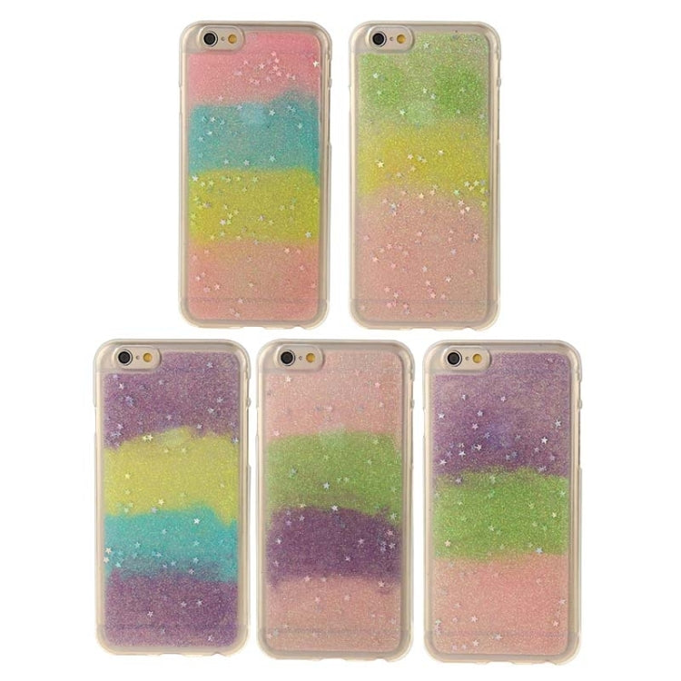 Multicolor Star Sequins Flash Powder Series TPU Protective Case for iPhone 6 & 6S
