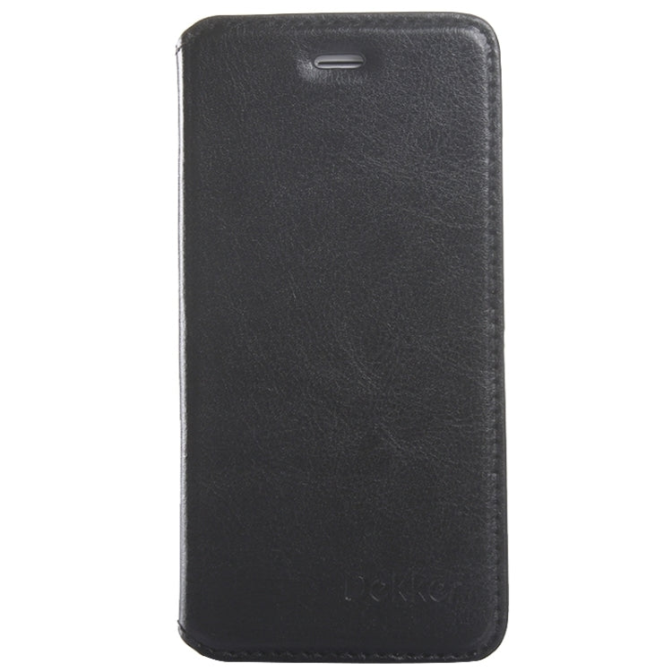 For iPhone 6 Plus & 6s Plus Crazy Horse Texture Horizontal Flip Solid Color Leather Case