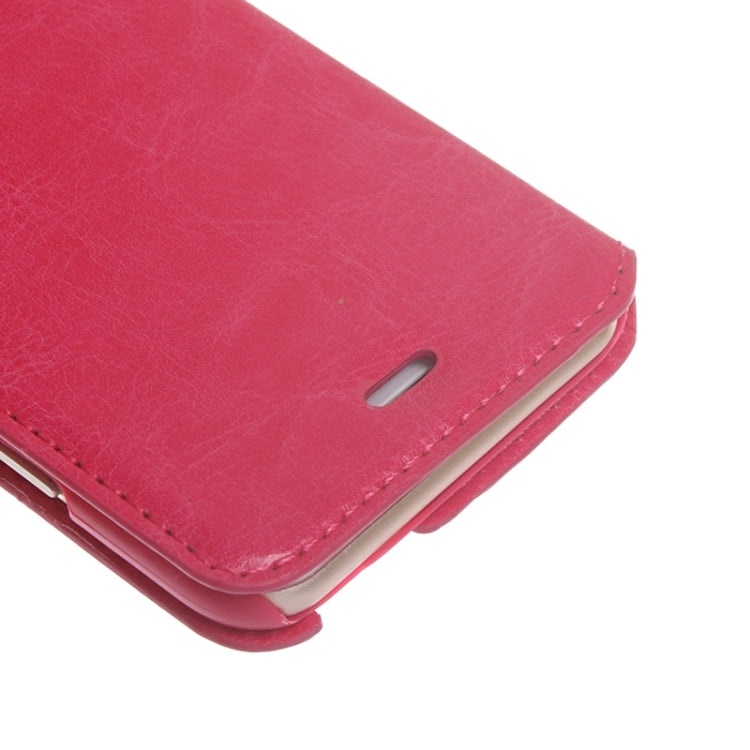 For iPhone 6 Plus & 6s Plus Crazy Horse Texture Horizontal Flip Solid Color Leather Case