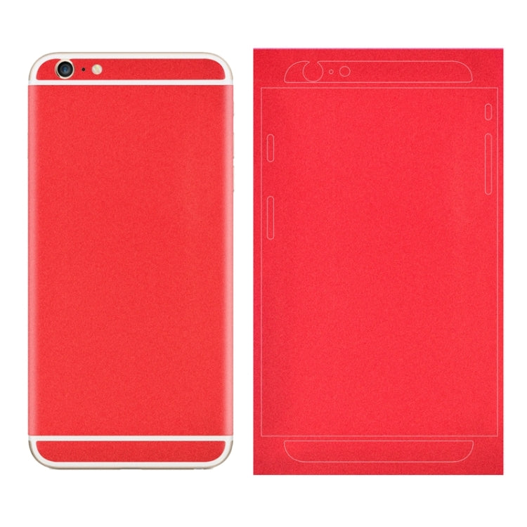 Colorized Frosted Flash Powder Back Screen Protective Film for iPhone 6 Plus & 6s Plus