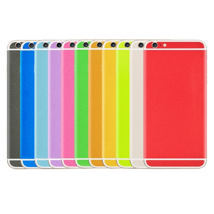 Colorized Frosted Flash Powder Back Screen Protective Film for iPhone 6 Plus & 6s Plus