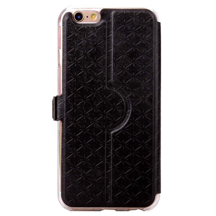 For iPhone 6 Plus & 6s Plus Argyles Texture Horizontal Flip Solid Color Leather Case with Holder & Card Slot & Call Display ID