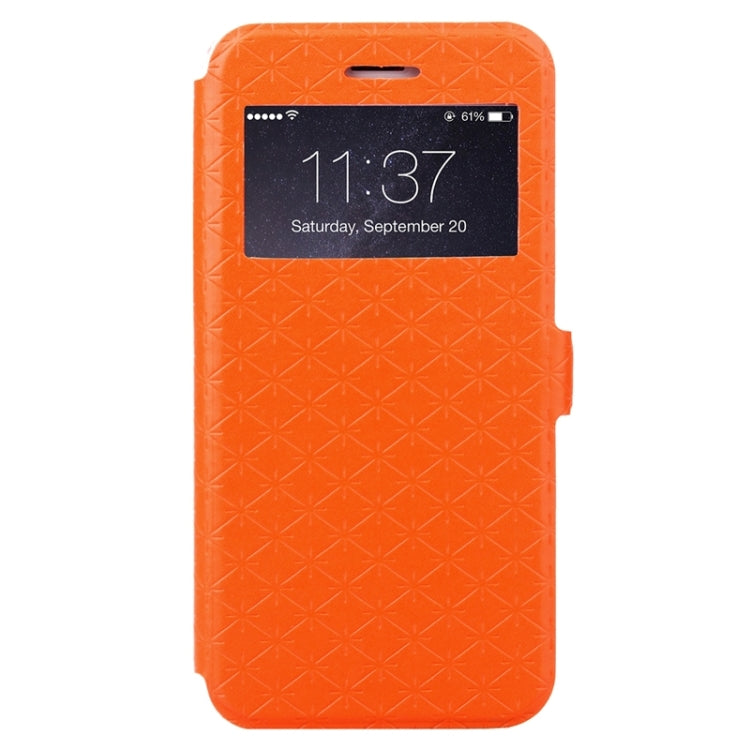 For iPhone 6 Plus & 6s Plus Argyles Texture Horizontal Flip Solid Color Leather Case with Holder & Card Slot & Call Display ID