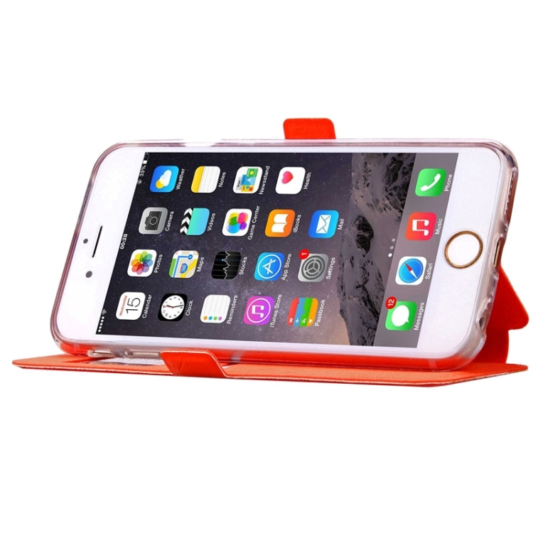 For iPhone 6 Plus & 6s Plus Argyles Texture Horizontal Flip Solid Color Leather Case with Holder & Card Slot & Call Display ID